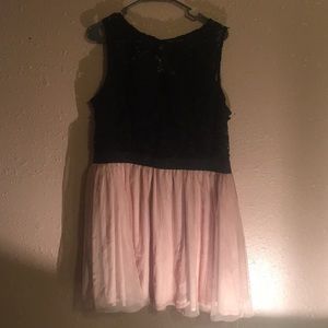 short laced top homecoming dress